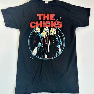 The Chicks Tour Concert Black Graphic Tee Sz Small